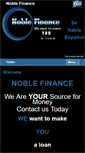 Mobile Screenshot of noblefinance.net